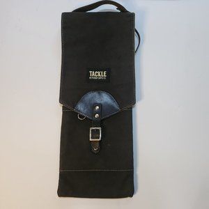 Tackle Instrument Supply Compact Drum Stick Case - Brown Canvas w/Leather trim